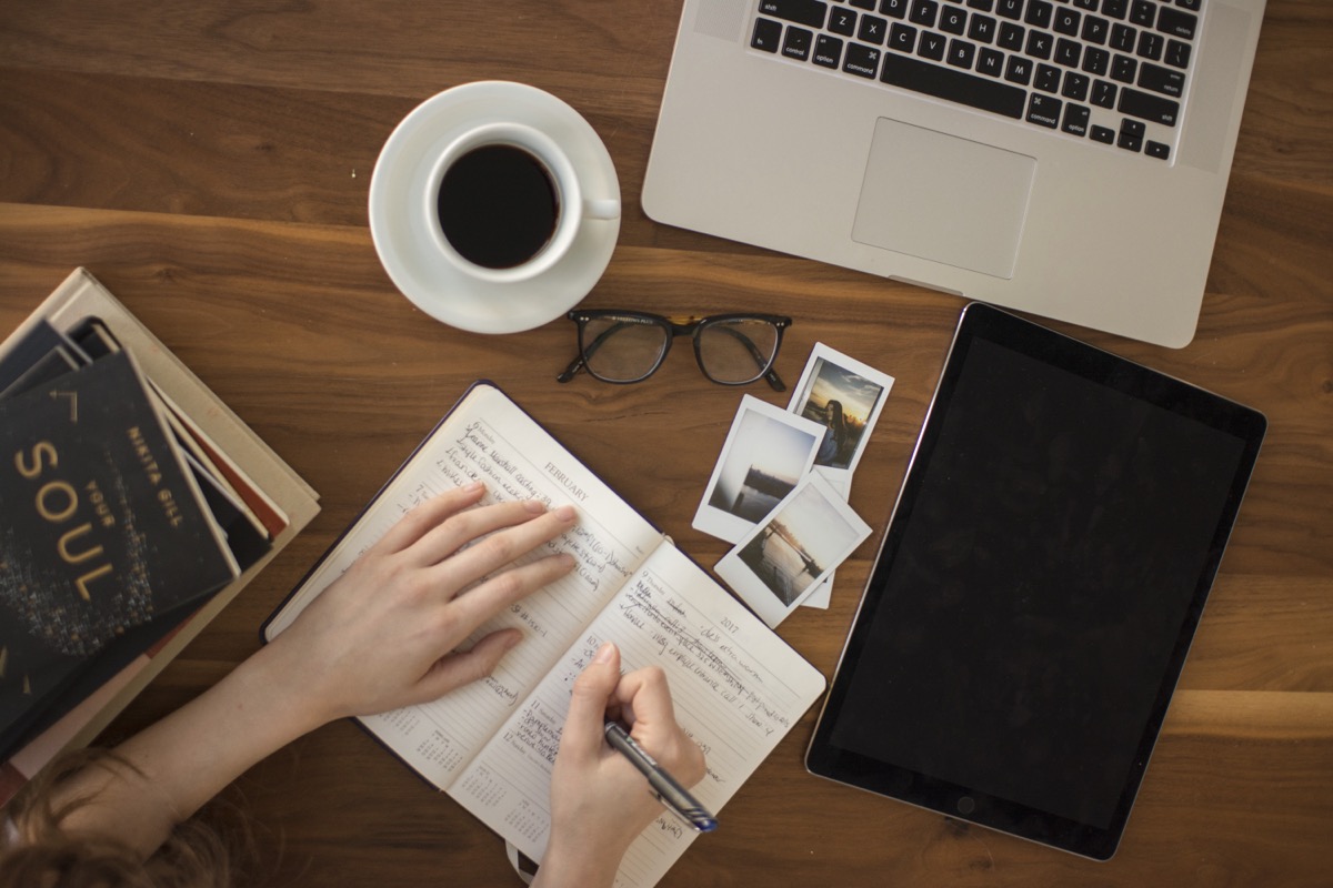 A journal and coffee: devotion is proven in quiet mornings nobody sees