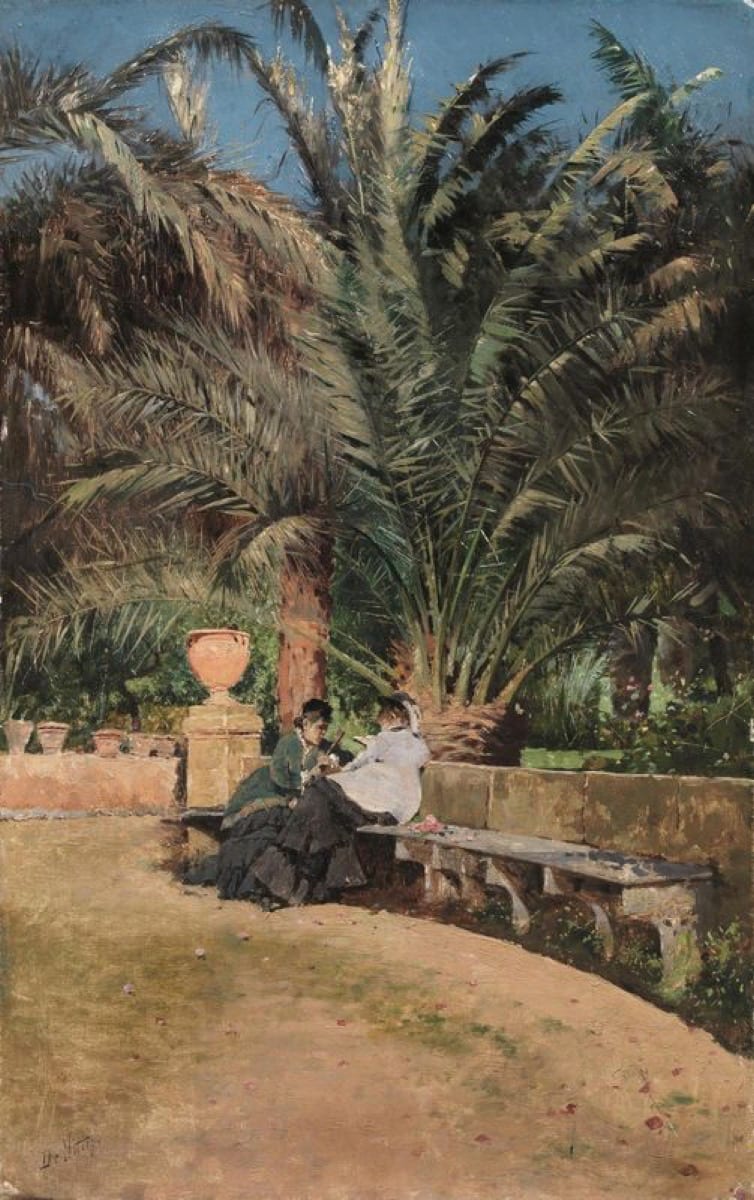 Two people in conversation, showing the dynamic between them