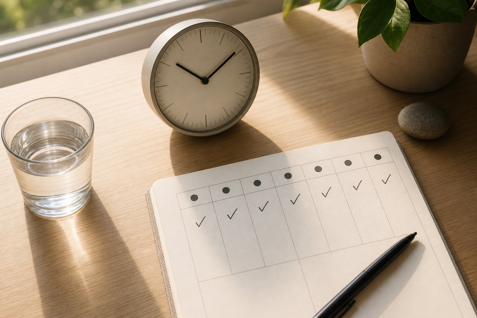 A consistent wake time anchors the circadian rhythm across the week