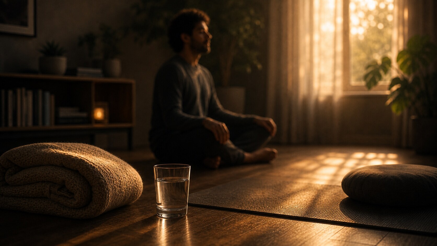 A room prepared for body-based recovery work: healing starts when safety becomes a bodily experience again