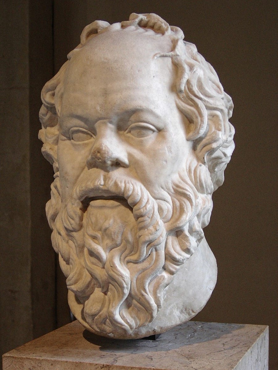 Bust of Socrates: the original model of questioning what you think you know