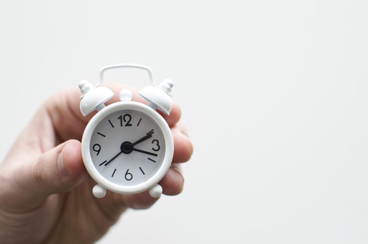 A clock face reminding you that now is the only time that counts: every second spent waiting is a second spent choosing not to act