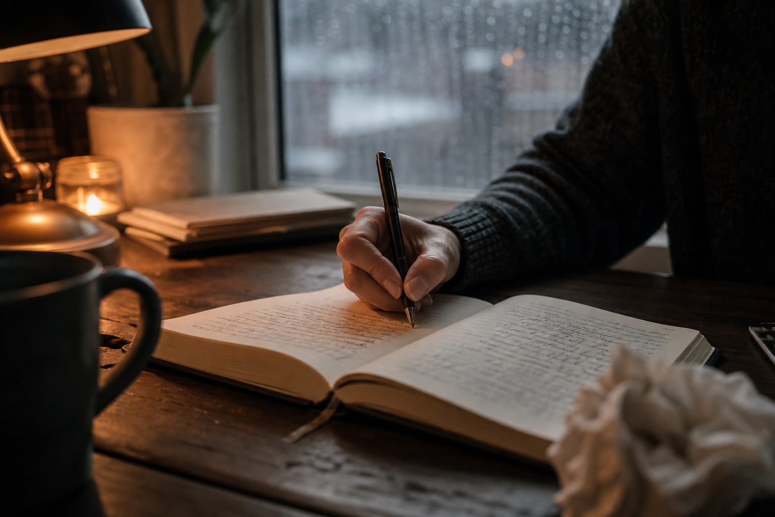 Expressive writing helps you process a painful event on paper