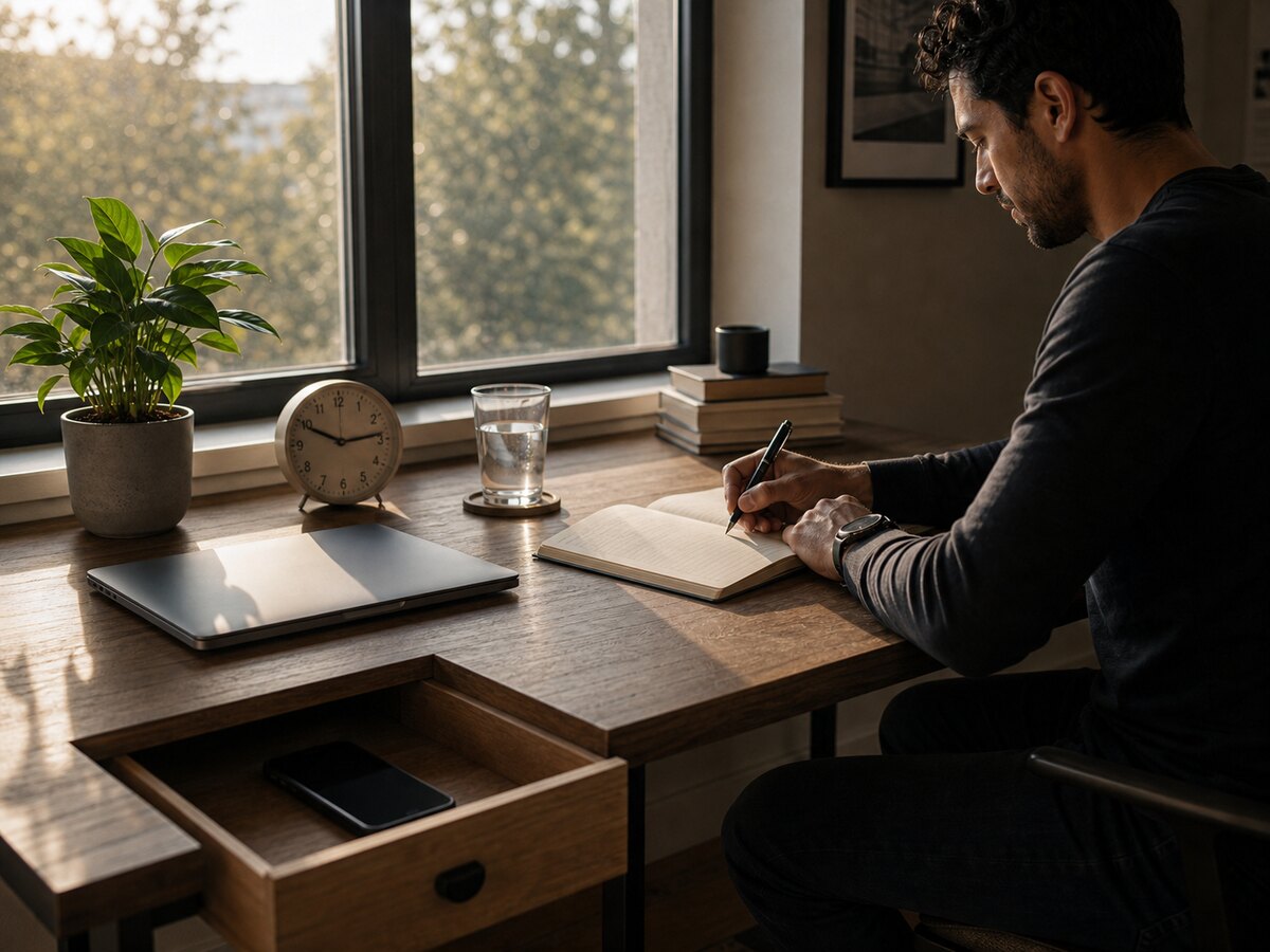 Your Phone Is Stealing Your Life: supporting realistic editorial scene